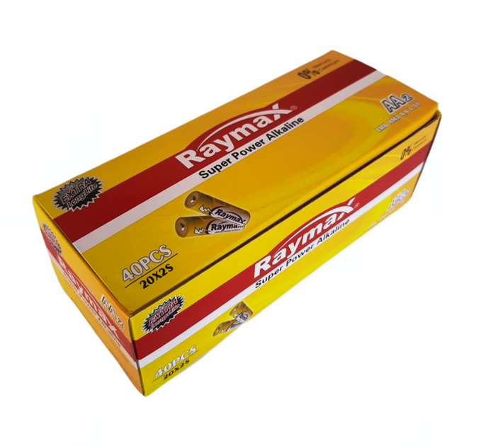 Батарейка Raymax Alkaline LR6 AA лужна 40/1000 - изображение 4
