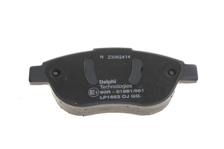 Колодки гальмові Delphi LP1653 Fiat Doblo; Peugeot 307, 207, 206, Partner; Citroen C4, Xsara, C3; Geely EC7 425222, 425235, 425250 - Фото 2 Колодки гальмові Delphi LP1653 Fiat Doblo; Peugeot 307, 207, 206, Partner; Citroen C4, Xsara, C3; Geely EC7 425222, 425235, 425250 - зображення 2