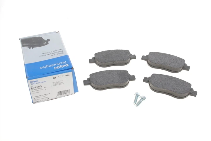 Колодки гальмові Delphi LP1653 Fiat Doblo; Peugeot 307, 207, 206, Partner; Citroen C4, Xsara, C3; Geely EC7 425222, 425235, 425250 - Фото 3 Колодки гальмові Delphi LP1653 Fiat Doblo; Peugeot 307, 207, 206, Partner; Citroen C4, Xsara, C3; Geely EC7 425222, 425235, 425250 - зображення 3