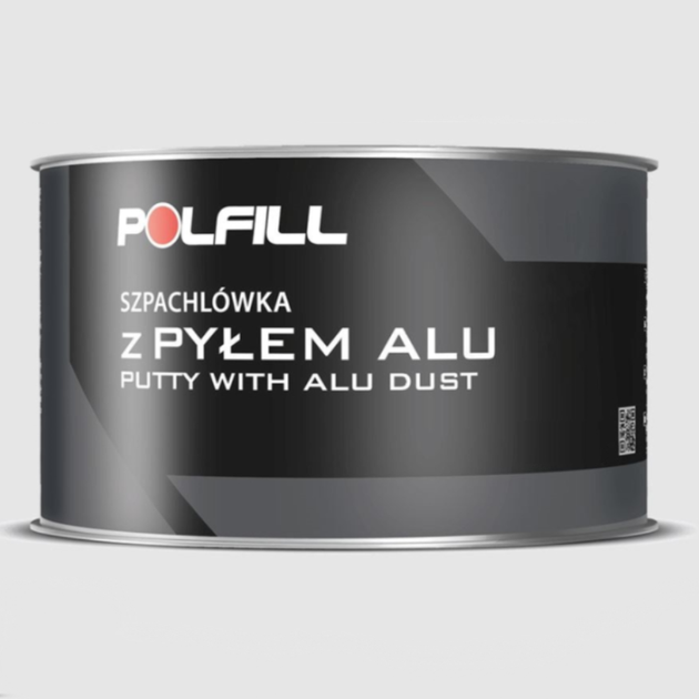 Шпатлевка с алюминием Polfill 200 г с отвердителем (64566) - Фото 1 Шпатлевка с алюминием Polfill 200 г с отвердителем (64566) - изображение 1