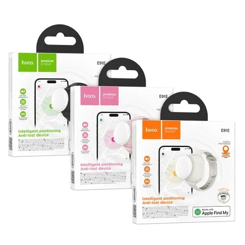 Брелок пошуковий трекер HOCO E91E Tiger Smart Anti-Lost (Bracelet Type) Gray з підтримкою Apple Find My - зображення 2