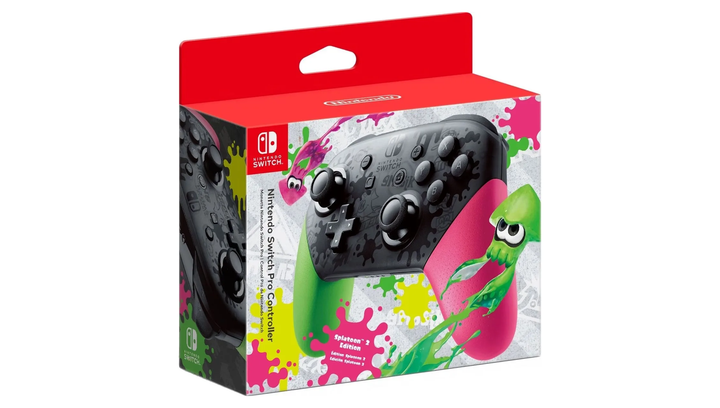 Геймпад Nintendo Switch Pro Controller Splatoon 2 Special Edition - зображення 5