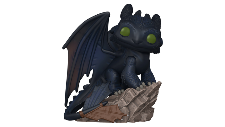 Фигурка FUNKO POP! Как Приручить Дракона Делюкс Беззубик How to Train Your Dragon Deluxe Toothless 164mm 1792 86140 - изображение 3