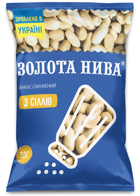 Арахис жареный соленый микс 22 упаковки по 30 грам разные вкусы Золота Нива - Фото 2 Арахис жареный соленый микс 22 упаковки по 30 грам разные вкусы Золота Нива - изображение 2