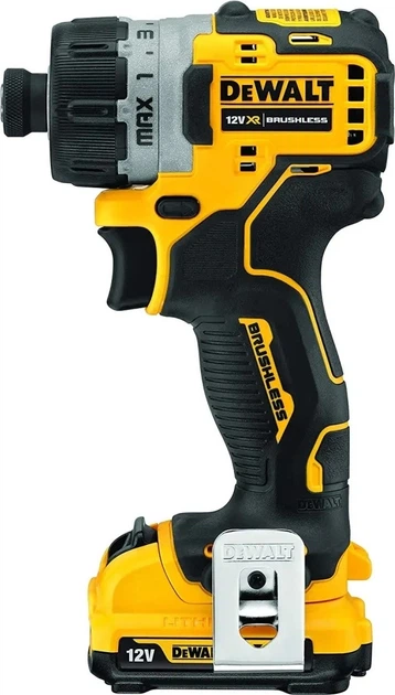 Акумуляторний шурупокрут DeWalt 12 В з 2 акумуляторами 2 Аг (DCF601D2-QW) - зображення 2
