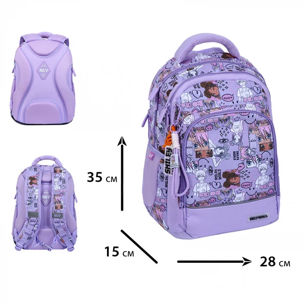 Рюкзак шкільний Yes S-117M Smiley World. Anime (550383) - изображение 3