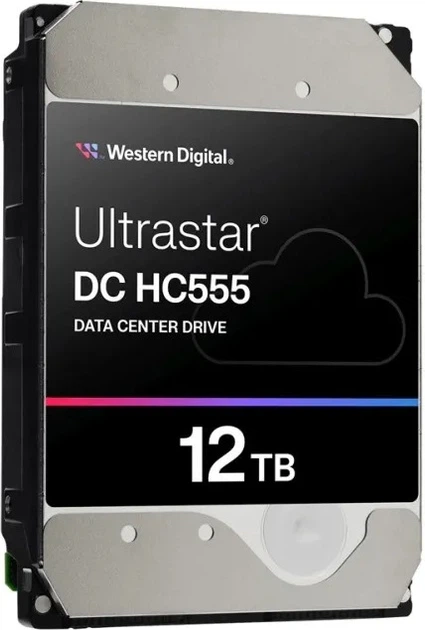 Dysk twardy Western Digital Ultrastar HC555 12TB 7200rpm 512MB 3.5" SATA III (0B48720) - obraz 2