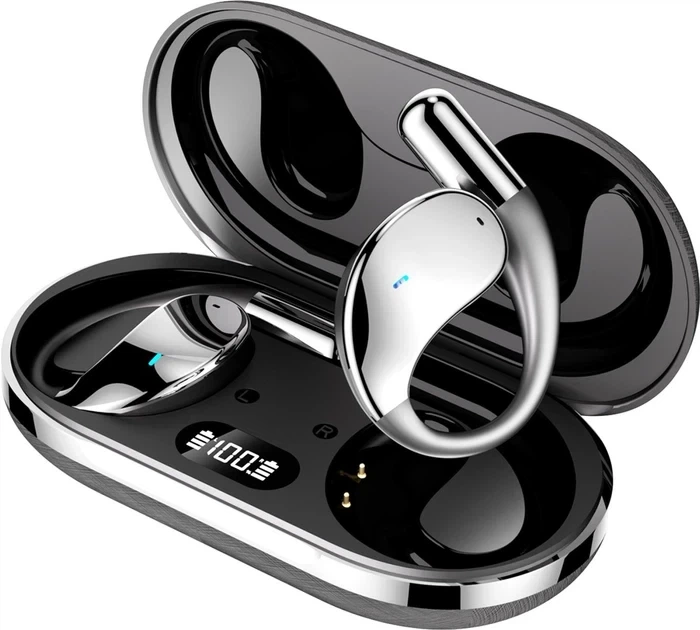Бездротові навушники Inspire YYK Q39 Black OWS Bluetooth 5.3, відкритий тип, до 20 год роботи з кейсом - зображення 5
