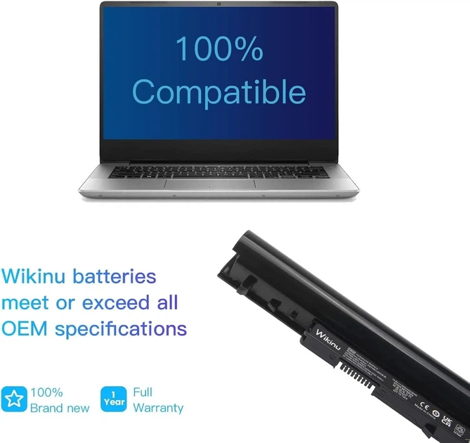 Акумулятор для ноутбука HP OA04 OA03 14.8V 2600 mAh Wikinu - Фото 3 Акумулятор для ноутбука HP OA04 OA03 14.8V 2600 mAh Wikinu - зображення 3