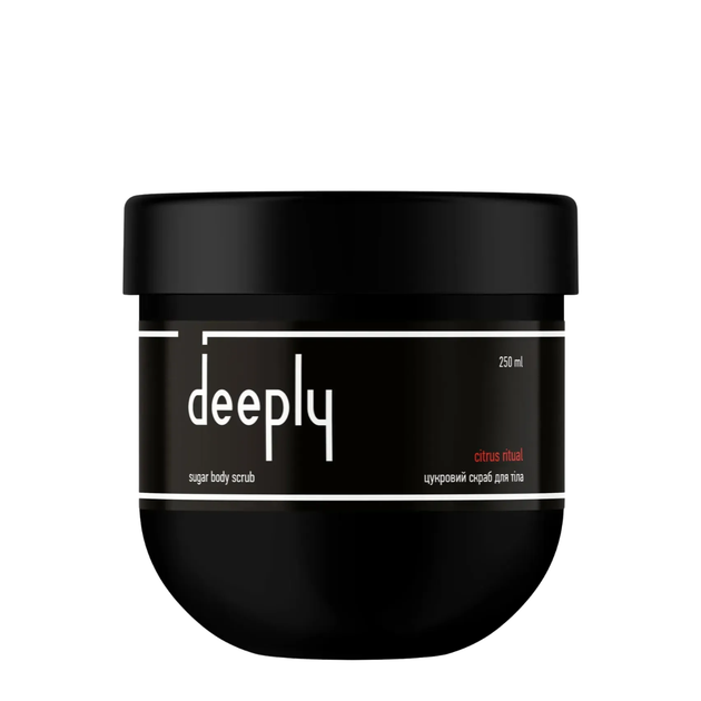Скраб для тела сахарный Deeply Citrus Ritual Sugar Body Scrub 250 мл - Фото 1 Скраб для тела сахарный Deeply Citrus Ritual Sugar Body Scrub 250 мл - изображение 1