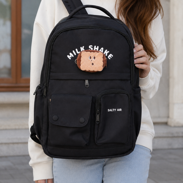 Школьный рюкзак для девочки черный 45×30×15 см Fashion Classic - Фото 13 Школьный рюкзак для девочки черный 45×30×15 см Fashion Classic - изображение 13