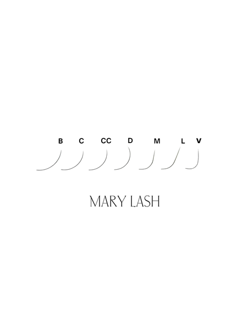 Ресницы для наращивания MARY LASH 0,07 Blonde Honey Brown Volume lashes изгиб C Mix 7-12 - изображение 4