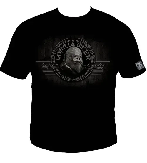Футболка мужская Silberrücken Gorilla Biker Brothers GB64N черная XL (MD7687-1) - изображение 2