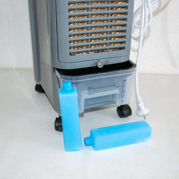 Портативный охладитель воздуха Domotec Air Cooler MS-1628 60W Бело-серый - Фото 2 Портативный охладитель воздуха Domotec Air Cooler MS-1628 60W Бело-серый - изображение 2