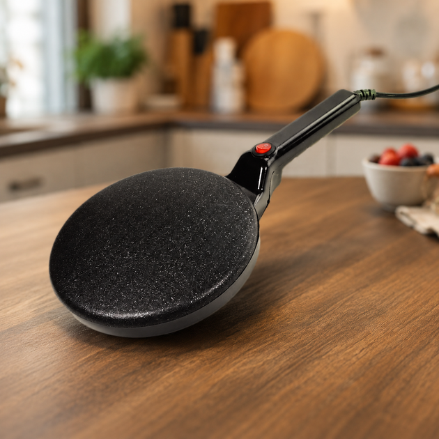 Сковорода для блинов электрическая CREPE MAKER / Антипригарный электрический блин / Погружная электроблинница - изображение 2