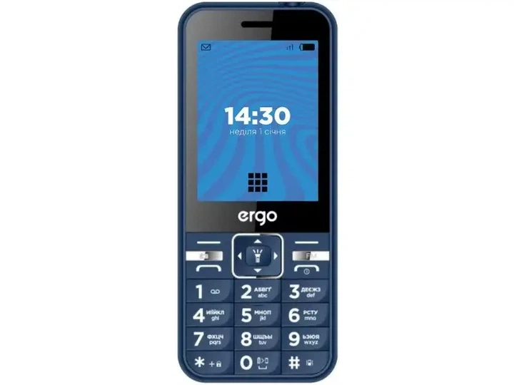 Мобільний телефон Ergo E281 Dual Sim Blue - Фото 1 Мобільний телефон Ergo E281 Dual Sim Blue - изображение 1