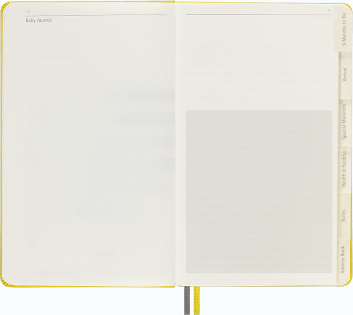 Notes Moleskine Passion Journal Baby Żółty w linie 13 x 21 cm 400 stron (8058647620251) - Zdjęcie 4 Notes Moleskine Passion Journal Baby Żółty w linie 13 x 21 cm 400 stron (8058647620251) - obraz 4