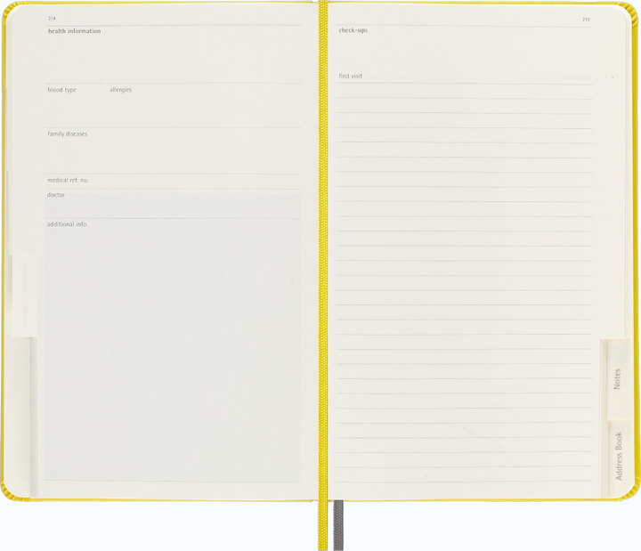 Notes Moleskine Passion Journal Baby Żółty w linie 13 x 21 cm 400 stron (8058647620251) - Zdjęcie 5 Notes Moleskine Passion Journal Baby Żółty w linie 13 x 21 cm 400 stron (8058647620251) - obraz 5