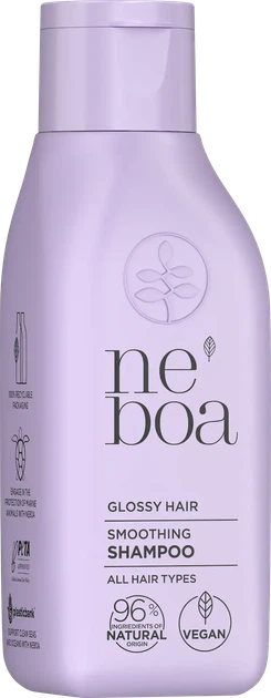Шампунь Neboa GLOSSY HAIR разглаживающий для всех типов волос (мини) 100 мл (5903794199309) - Фото 1 Шампунь Neboa GLOSSY HAIR разглаживающий для всех типов волос (мини) 100 мл (5903794199309) - изображение 1