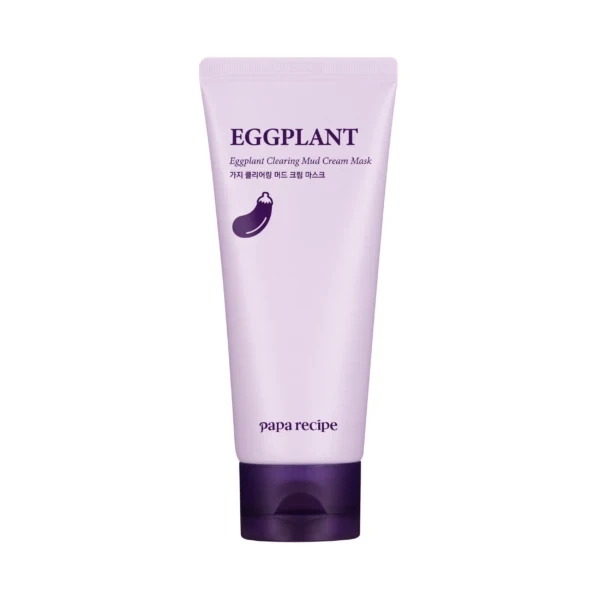 Глиняная маска с экстрактом баклажана Papa Recipe Eggplant Clearing Mud Cream Mask 100 ml - Фото 1 Глиняная маска с экстрактом баклажана Papa Recipe Eggplant Clearing Mud Cream Mask 100 ml - изображение 1