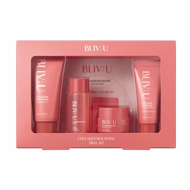 Набор миниатюр Bliv:U Collagen Bouncing Trial Kit 1шт - Фото 1 Набор миниатюр Bliv:U Collagen Bouncing Trial Kit 1шт - изображение 1