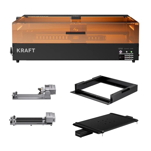 Лазерний гравер AtomStack KRAFT Dual Laser 20W + 12W IR - зображення 2