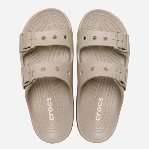 Женские шлепанцы для пляжа Crocs Saturday Sandal W 213586-214 Бежевые W6/36-37/22-22.5см - Фото 4 Женские шлепанцы для пляжа Crocs Saturday Sandal W 213586-214 Бежевые W6/36-37/22-22.5см - изображение 4