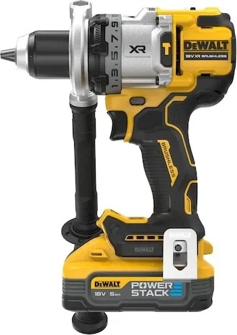 Дриль-шурупокрут акумуляторний ударний DeWalt 18V XR POWERSTACK з 2 акумуляторами 5 Ah (DCD1007H2T-QW) - зображення 2