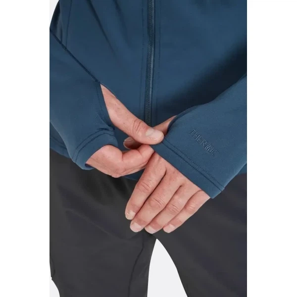 Флисовая кофта Rab Superflux Hoody Blue S (1033-RB QFG-13-TMB-SML) - изображение 3