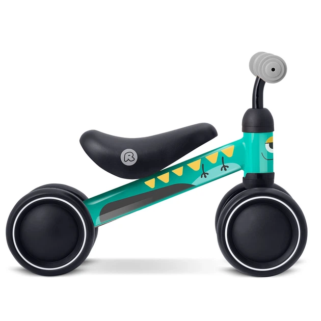 Rowerek biegowy trojkolowy dla dzieci RICOKIDS RK-606 Czarno-turkusowy (5903890632502) - obraz 3