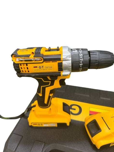 Ударний шуруповерт в кейсі GT PRO DCD796 48V, 6AH) з набором інструментів. Акумуляторний шуруповерт (45747) - Фото 3 Ударний шуруповерт в кейсі GT PRO DCD796 48V, 6AH) з набором інструментів. Акумуляторний шуруповерт (45747) - изображение 3