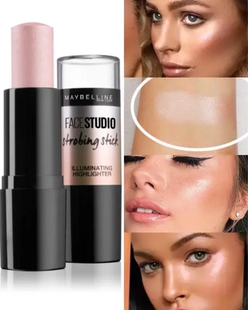 Хайлайтер в стике Maybelline New York Face Studio Strobing Stick 100 - Фото 3 Хайлайтер в стике Maybelline New York Face Studio Strobing Stick 100 - изображение 3