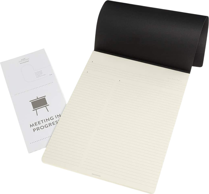 Notes reporterski Moleskine PRO Pad Czarny w linie 13 x 21 cm 96 stron (8058647620916) - Zdjęcie 2 Notes reporterski Moleskine PRO Pad Czarny w linie 13 x 21 cm 96 stron (8058647620916) - obraz 2