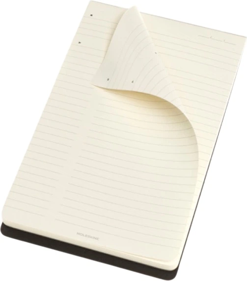 Notes reporterski Moleskine PRO Pad Czarny w linie 13 x 21 cm 96 stron (8058647620916) - Zdjęcie 3 Notes reporterski Moleskine PRO Pad Czarny w linie 13 x 21 cm 96 stron (8058647620916) - obraz 3