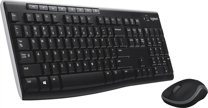 Комплект бездротовий Logitech MK270 Wireless Black (920-004513) - зображення 2