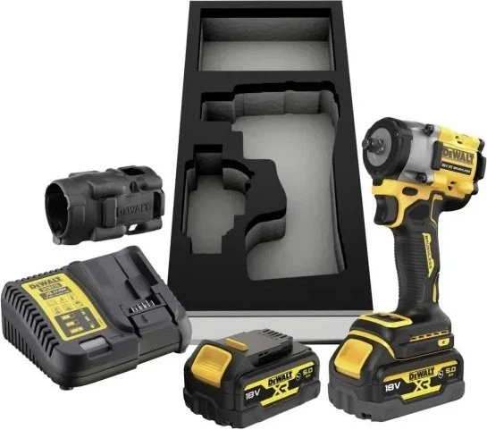 Akumulatorowy klucz udarowy DeWalt 18 V 3/8" 406 Nm z 2 akumulatorami 5 Ah (DCF923P2G-QW) - obraz 7