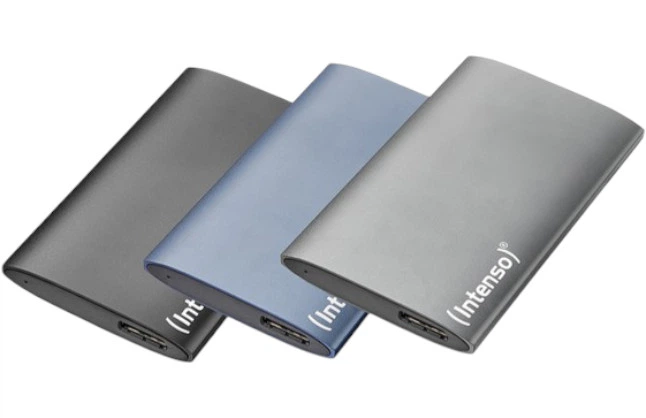 Dysk zewnętrzny SSD Intenso Premium External SSD 1TB USB 3.2 Blue (3823465) - obraz 2