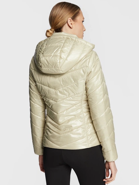 Куртка демісезонна коротка з капюшоном жіноча Calvin Klein K20K204867-AF6 S Бежева (8719856872793) - зображення 2
