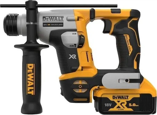 Акумуляторний перфоратор DeWalt SDS-Plus 18V XR з 2 акумуляторами 5 Аг (DCH172P2-QW) - зображення 2