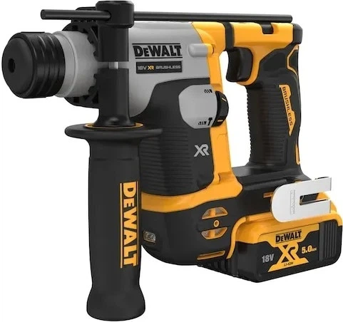 Акумуляторний перфоратор DeWalt SDS-Plus 18V XR з 2 акумуляторами 5 Аг (DCH172P2-QW) - зображення 3
