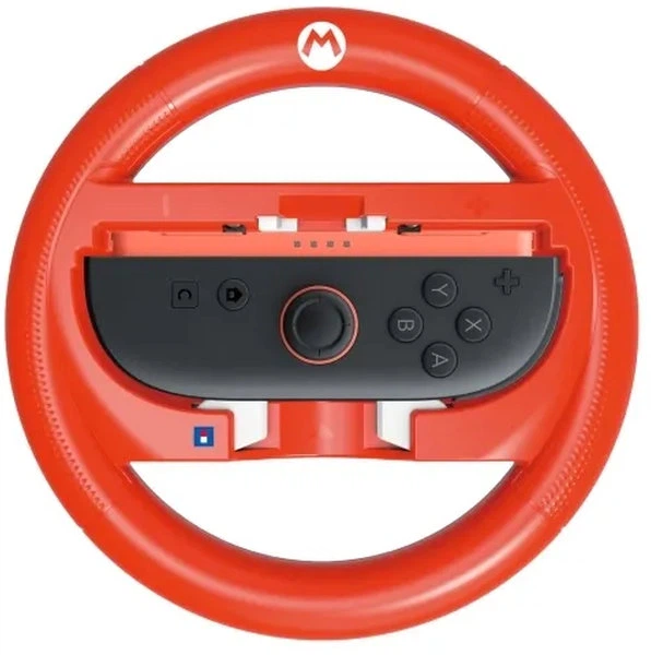 Kierownica Hori Mario Kart Racing Wheel Attachment do Nintendo Switch 2 Joy-Con Mario NSX-052E (4961818040922) - Zdjęcie 1 Kierownica Hori Mario Kart Racing Wheel Attachment do Nintendo Switch 2 Joy-Con Mario NSX-052E (4961818040922) - obraz 1