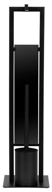 Тримач для туалетного паперу та щітки ModernHome by Multistore AIE-47-1 Чорний (5905817011568) - зображення 3