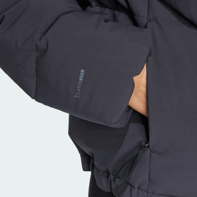 Жіночий пуховик Helionic CLIMAWARM Relaxed adidas JN2087 (XL) чорний (4068811663698) - зображення 5