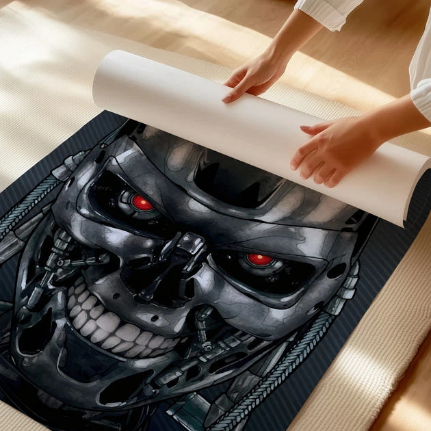 Постер Терминатор T-800, Terminator, фантастика, киборг, A3 42×30 см (id1384) - изображение 3