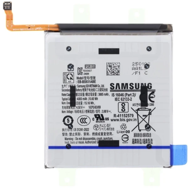 Аккумулятор EB-BS931ABE для Samsung S931 Galaxy S25 4000 mAh оригинал Service Pack - Фото 1 Аккумулятор EB-BS931ABE для Samsung S931 Galaxy S25 4000 mAh оригинал Service Pack - изображение 1