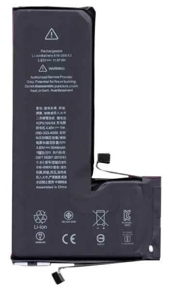 Акумулятор для Apple iPhone 11 Pro 3046 mAh Original China - Фото 1 Акумулятор для Apple iPhone 11 Pro 3046 mAh Original China - изображение 1