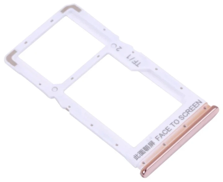 Лоток Sim-карты для Xiaomi Poco X3/X3 Pro оригинал Gold - Фото 1 Лоток Sim-карты для Xiaomi Poco X3/X3 Pro оригинал Gold - изображение 1