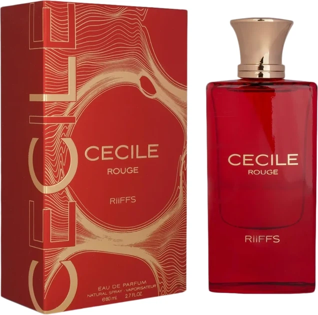 Woda perfumowana damska Riiffs Parfums Cecile Rouge 80 ml (6290360597751) - obraz 2