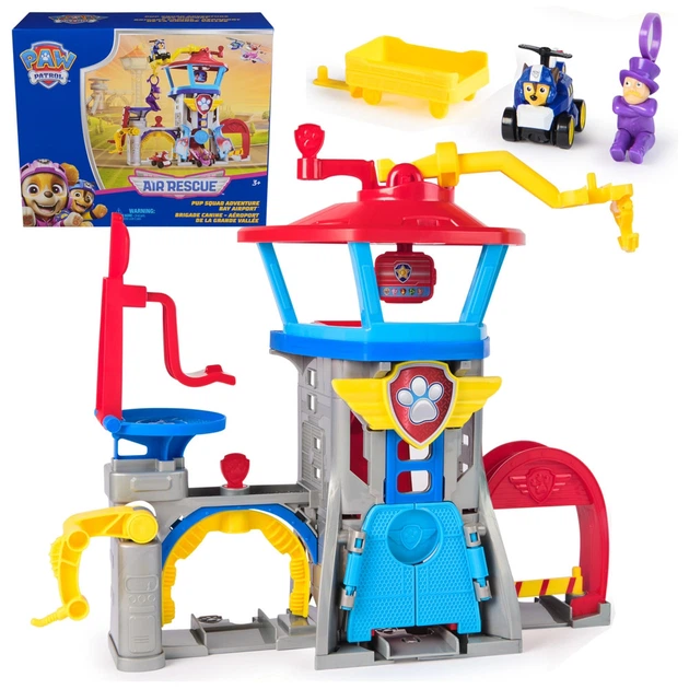 Набор Щенячий патруль Аэропорт PAW Patrol Chase Air Rescue Pup Squad Playset - Фото 1 Набор Щенячий патруль Аэропорт PAW Patrol Chase Air Rescue Pup Squad Playset - изображение 1
