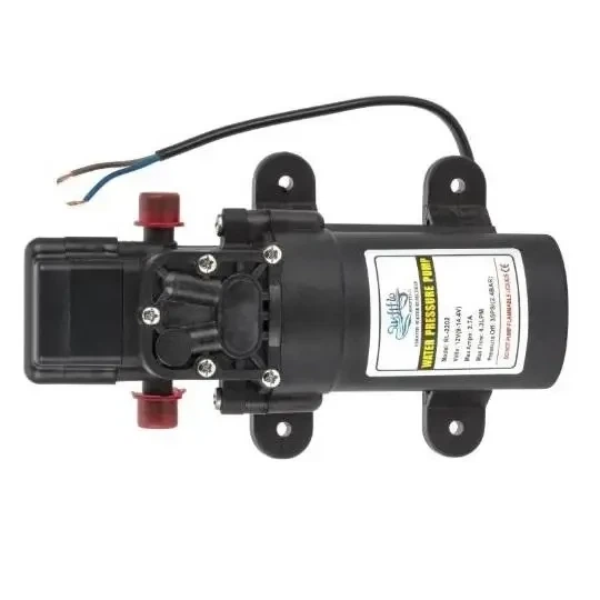 Автоматический насос Fuan диафрагмовый 4.3 л/мин 55 PSI 12V для водоснабжения и полива (RL-2202) - изображение 2